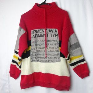 Vintage Tangiers Turtleneck Sweater Large